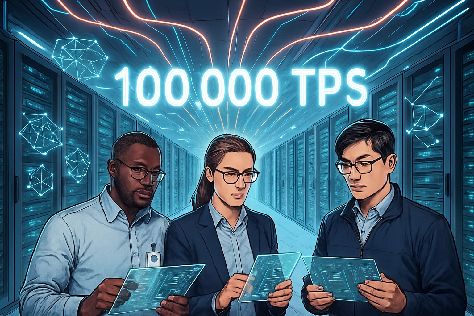 Mục đích của Solana đạt 100.000 TPS trong điều kiện lý tưởng là gì?